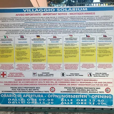 Solarium Pool Daire Bibione
